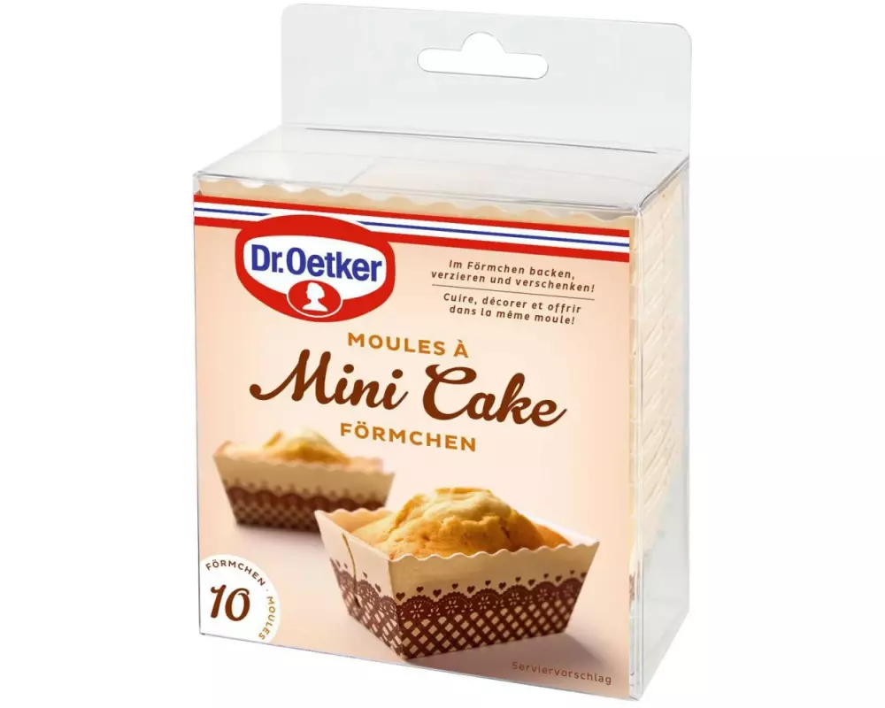 Dr.Oetker Mini-Cake-Backform Mini Cakes 10 Stück