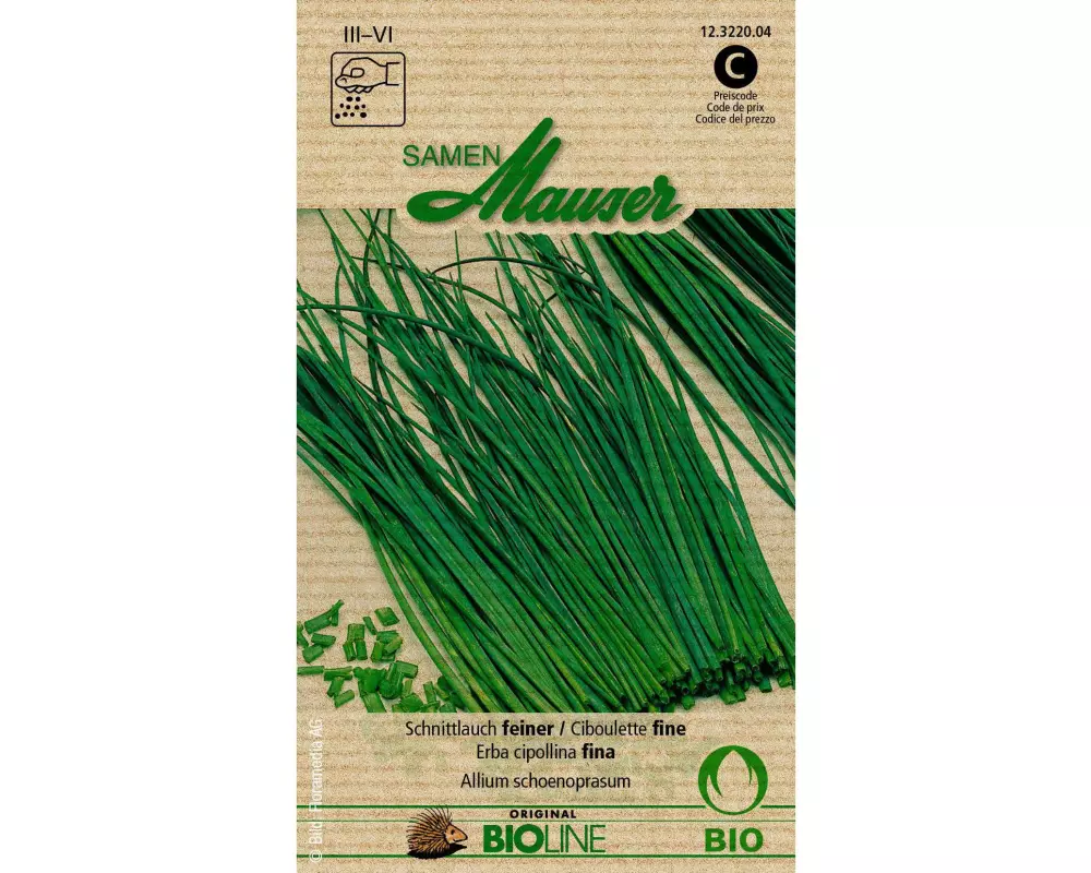 Samen Mauser Samen Bioline Schnittlauch, feiner