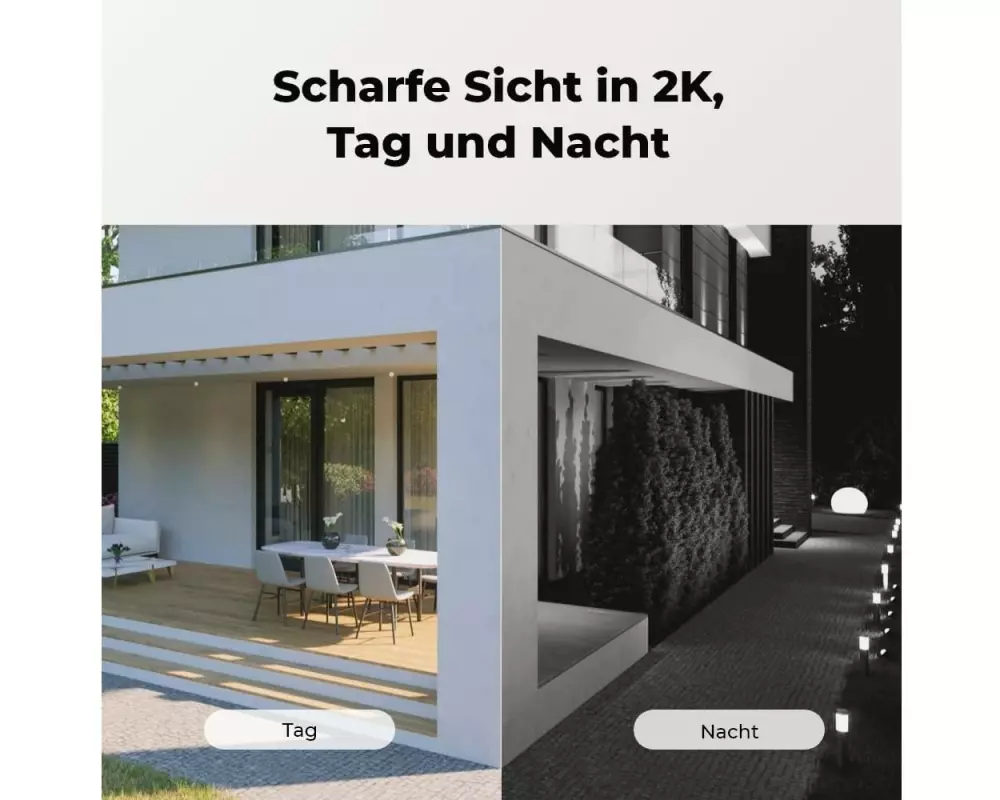 Reolink Argus B420 PT WiFi Kamera 2K+ mit Solarpanel Lite