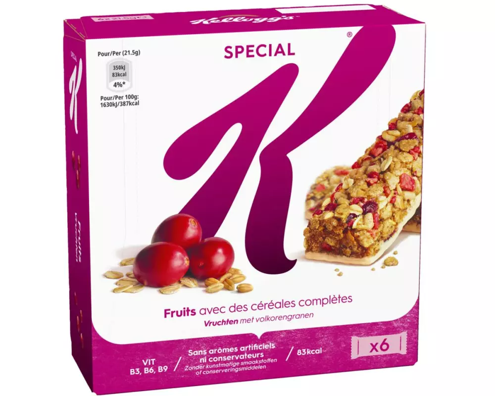 Kellogg's Riegel Special K Red Fruit 6 x 21.5 g