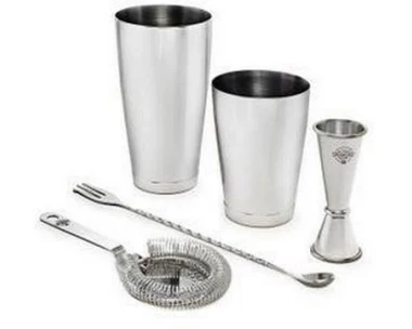 Speakeasy Barset Basic Speak 1 Stück, Silber