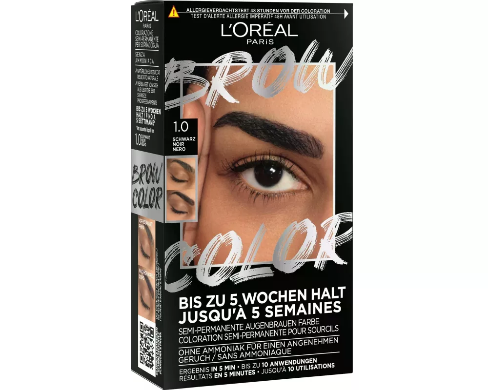 L'Oréal Paris Augenbrauenfarbe Brow Color 1.0 Schwarz