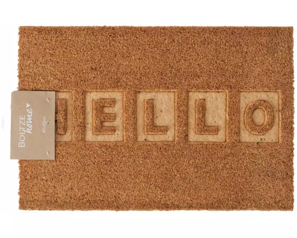 Boltze Fussmatte Hello 40 cm x 60 cm