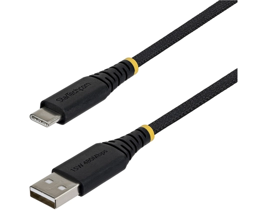 StarTech.com USB2AC15CMBR USB Kabel USB 2.0 0,15 m USB A USB C 0,48 Gbit/s 15 W Schwarz