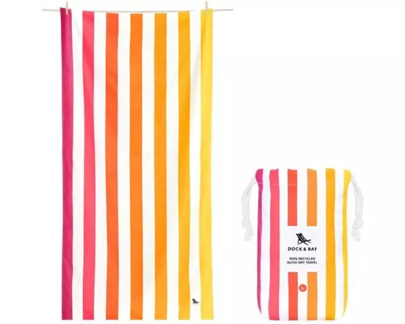 Dock & Bay Strandtuch Cabana L, Peach Sunrise