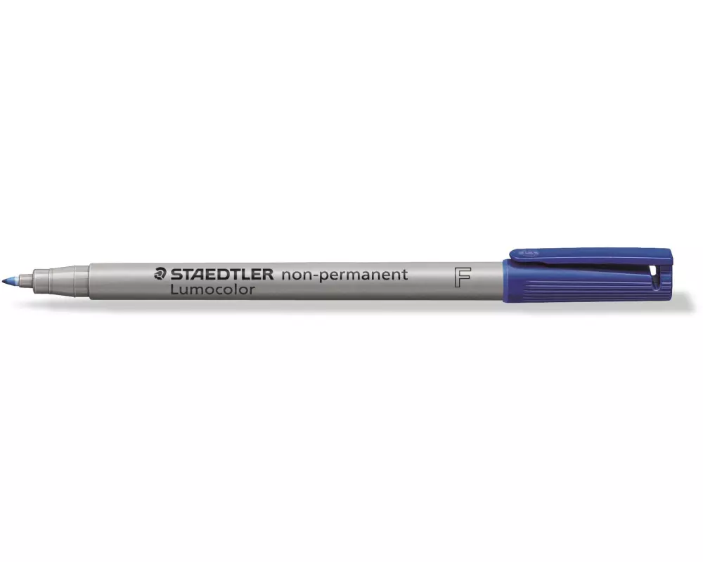 Staedtler Folienstift Lumocolor 316 F Blau, wasserlöslich, 10 Stück