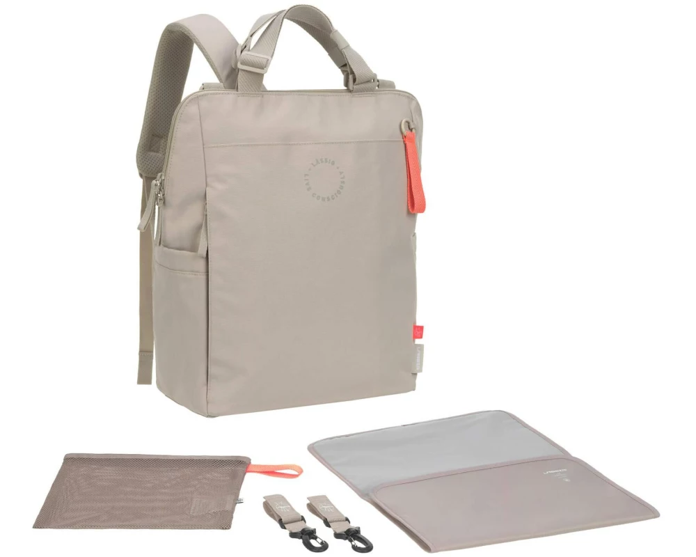 Lässig Wickelrucksack Conversion Beige