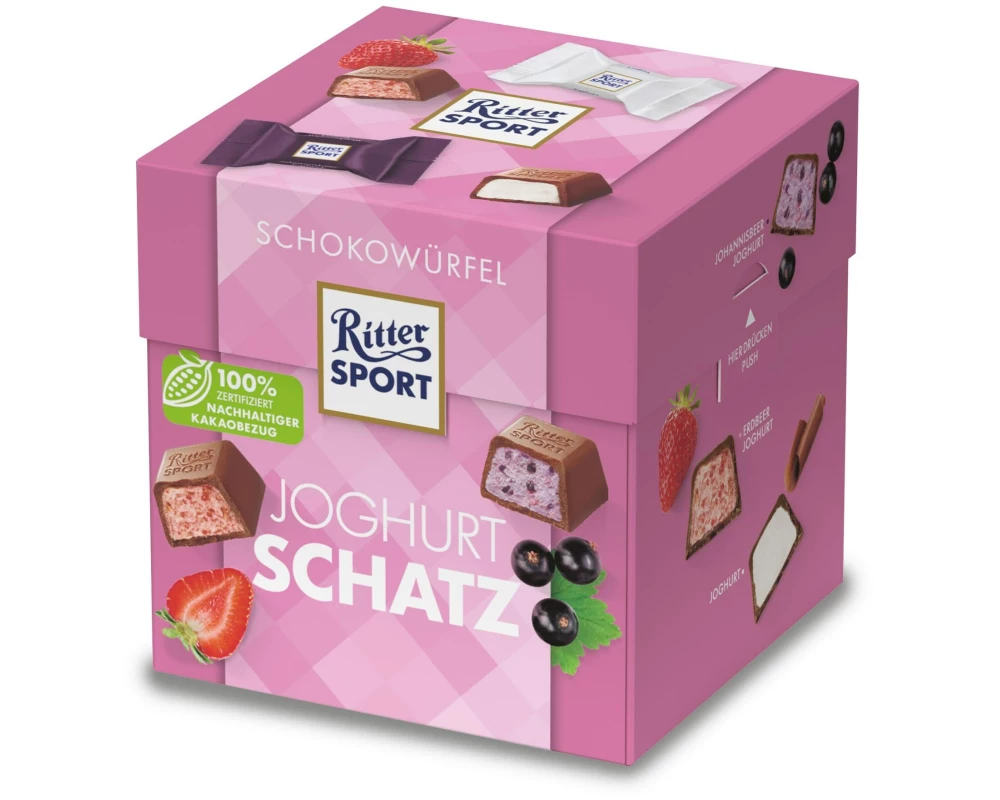 Ritter Sport Schokowürfel Joghurtschatz 176 g