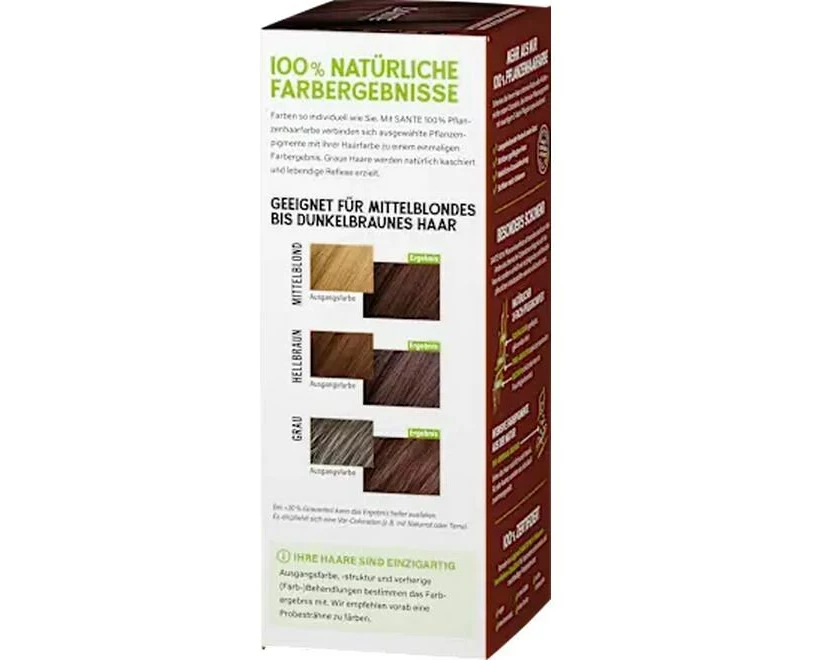 SANTE Pflanzenhaarfarbe Schokoladenbraun 100 g 100 g