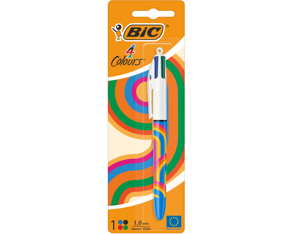 BIC Kugelschreiber Decor 9649051 4 Colours Blister