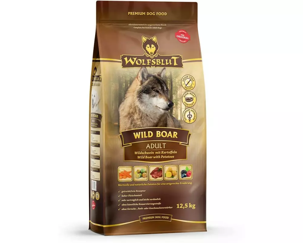 Wolfsblut Trockenfutter Dog Wild Boar Adult, 12.5 kg