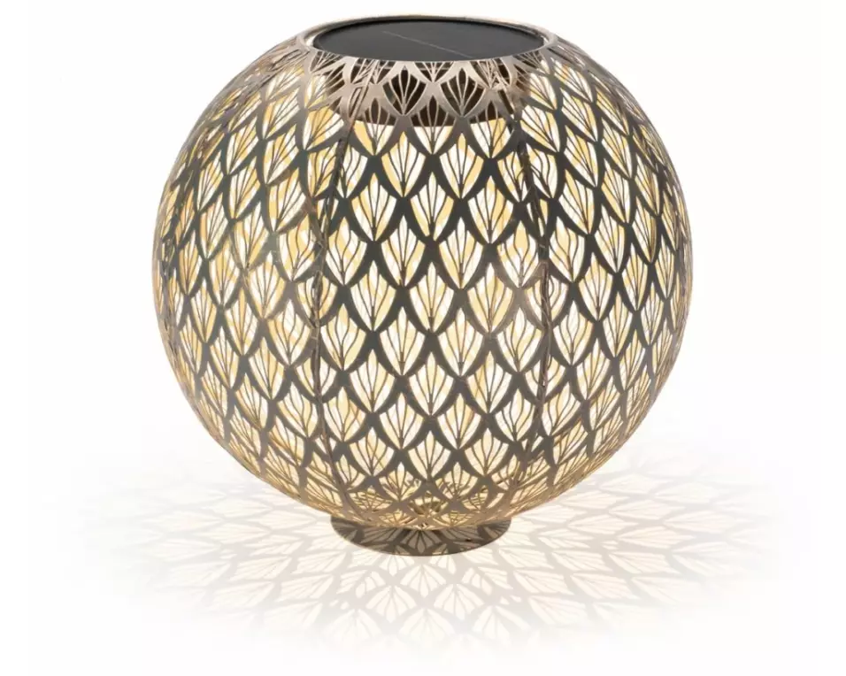 STT Windlicht Solar Antic Ball Emilia, Ø 30 cm, Marineblau