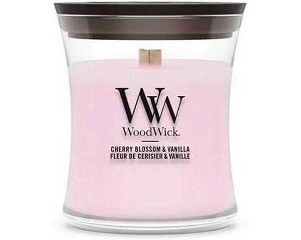 Woodwick Duftkerze Cherry Blossom & Vanilla Mini Jar
