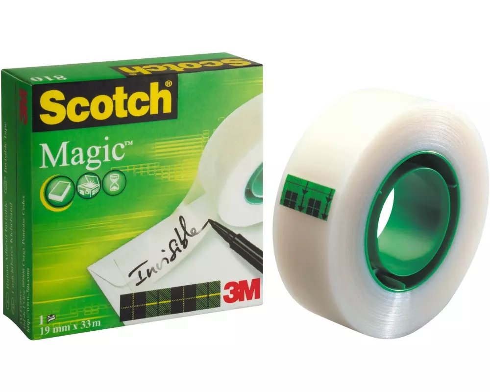 Scotch Klebeband Magic 19 mm x 33 m, Transparent
