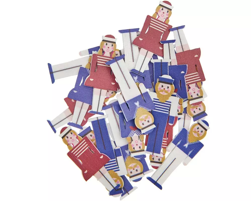 Rico Design Streudeko Seeleute 24 Stück