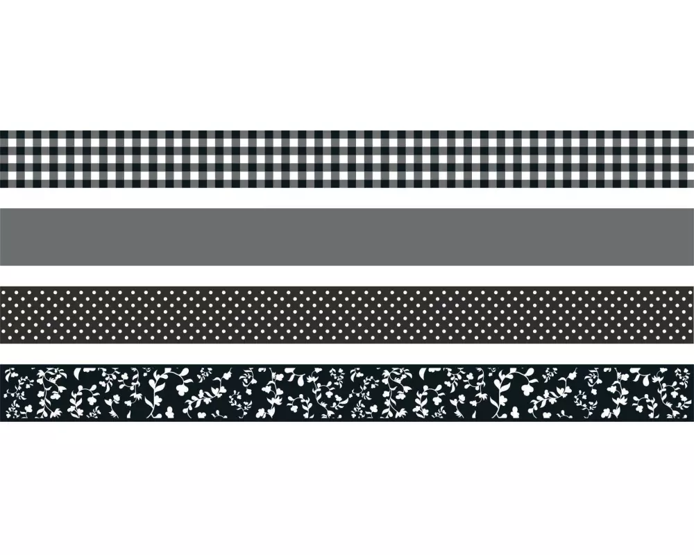 Heyda Washi Tape Colour Code Onyx Schwarz
