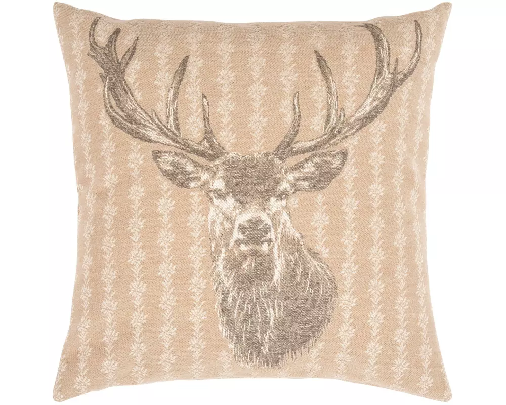 pad Kissenbezug Urban Hirsch Beige, 50 x 50 cm