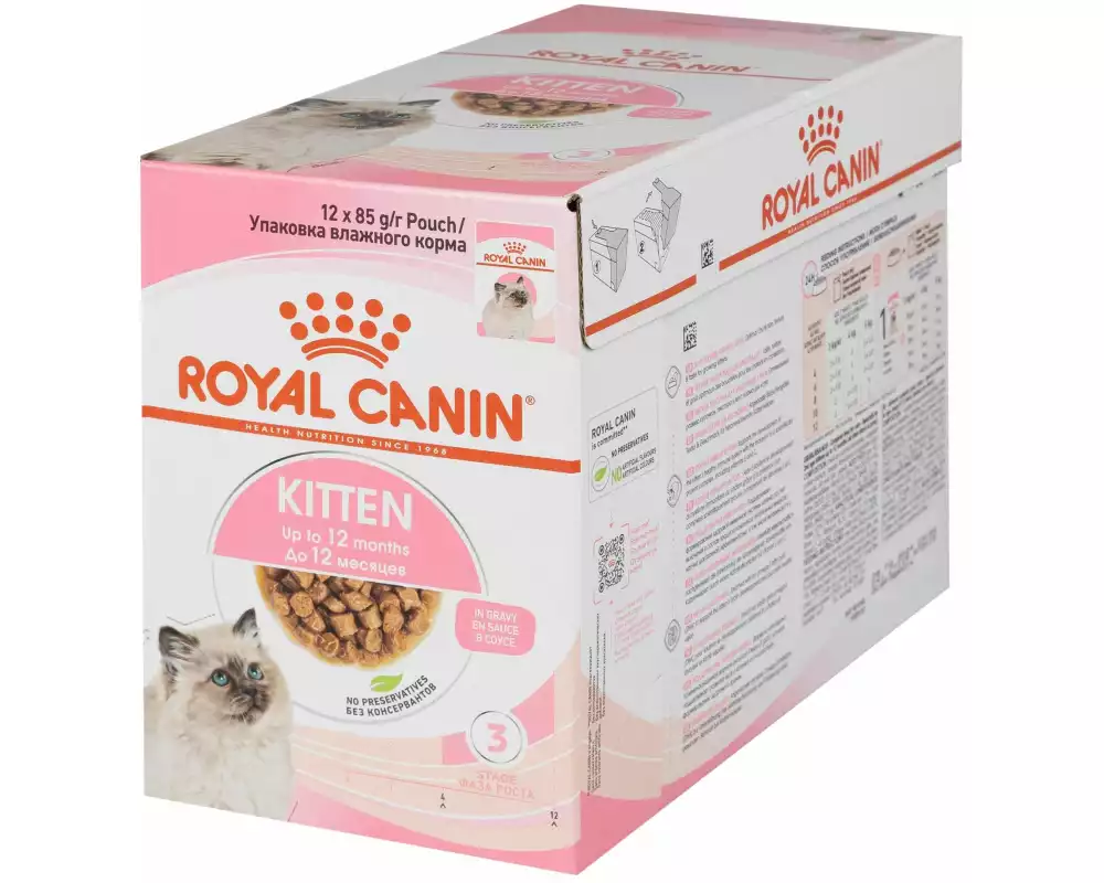 Royal Canin Nassfutter Kitten in Sosse, 12 x 85 g