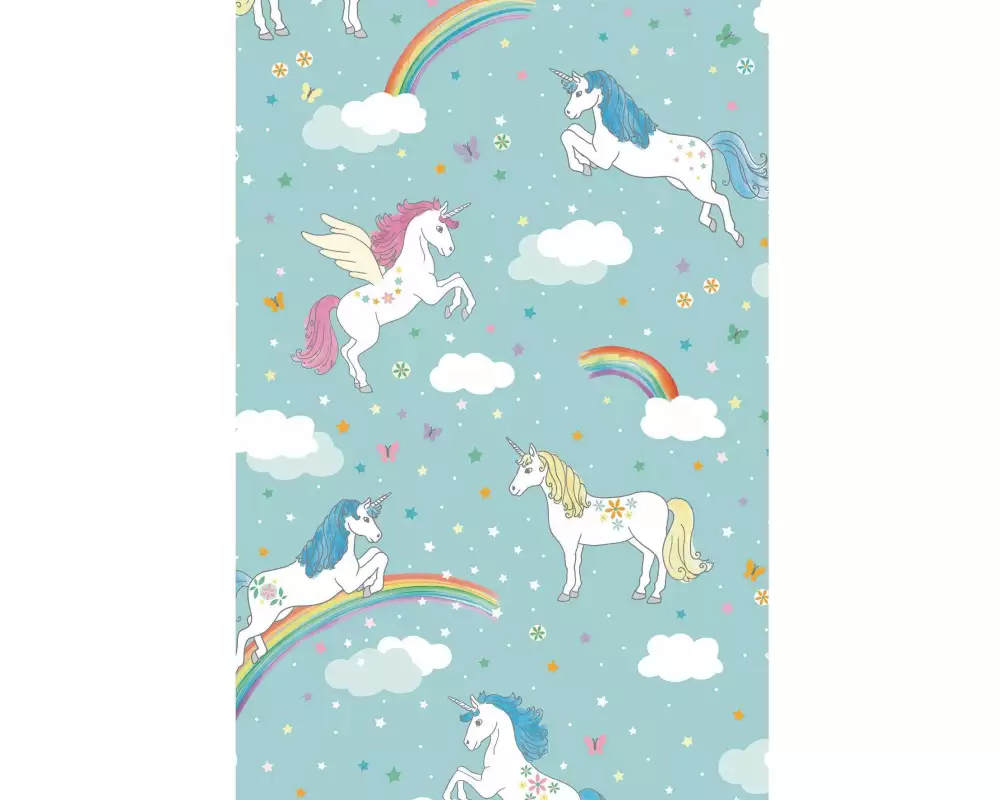 Stewo Geschenkpapier Melody Einhorn, 70 cm x 2 m
