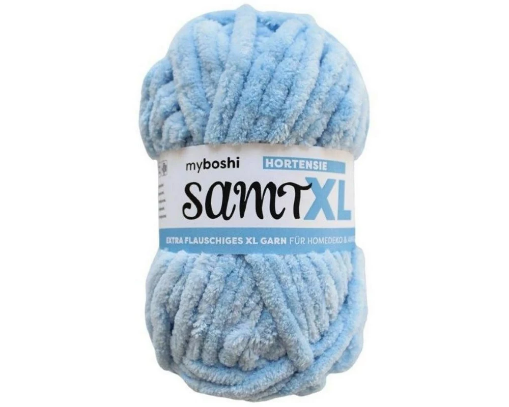 myBoshi Wolle Chenille Samt XL Hortensie, 100 g, 40 m