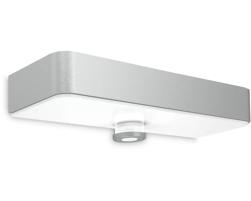 Steinel Wandleuchte Xsolar SOL-O mit Sensor Silber