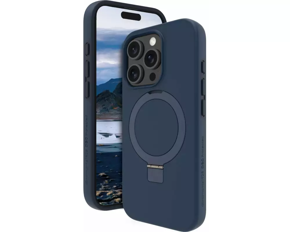 dbramante1928 Back Cover Iceland Ultra D3O Kick iPhone 16 Pro Blau