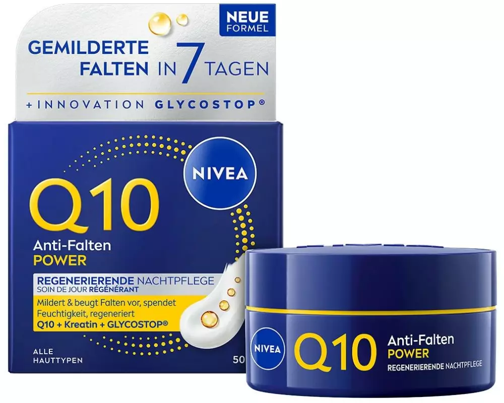 NIVEA Nachtcrème Q10 Power Anti-Falten 50 ml