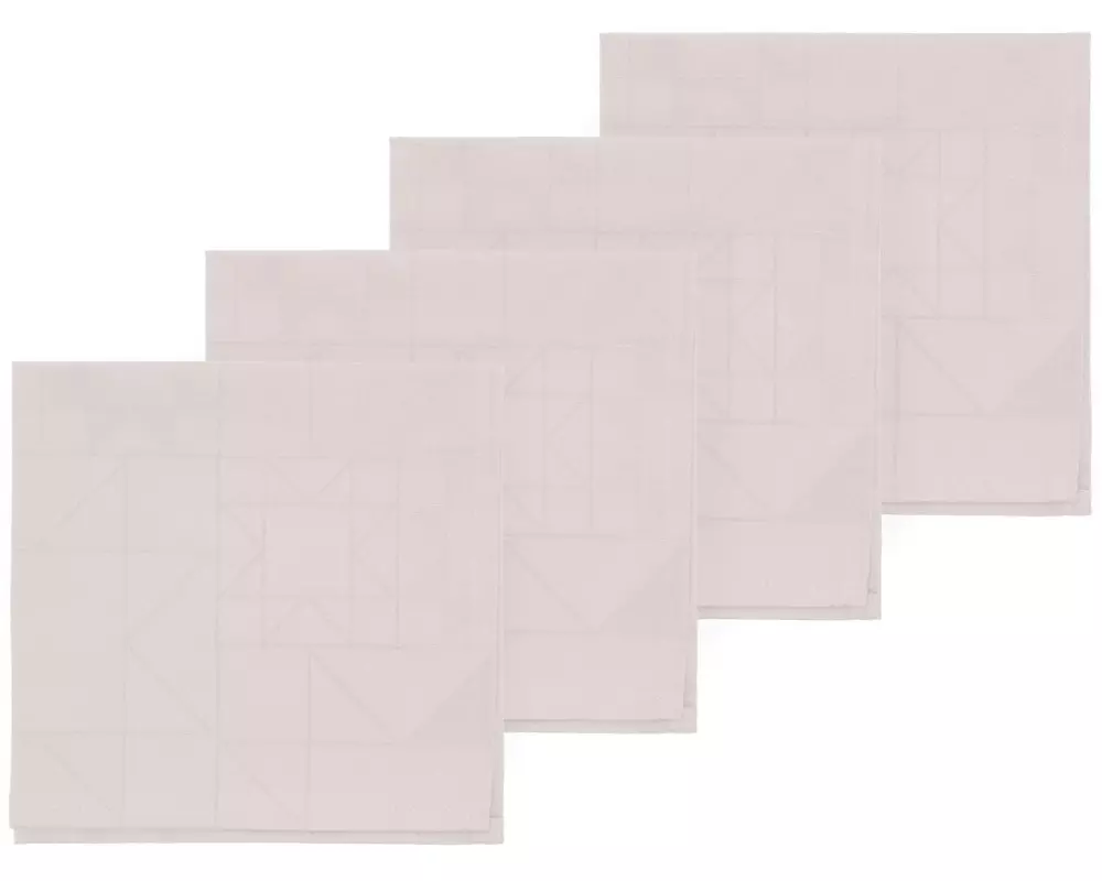 Södahl Stoffserviette Star 45 cm x 45 cm, Grau
