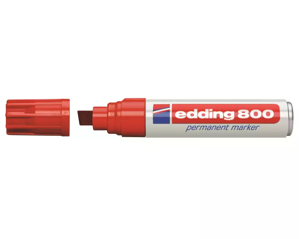 edding Permanent-Marker 800 5 Stück, Rot