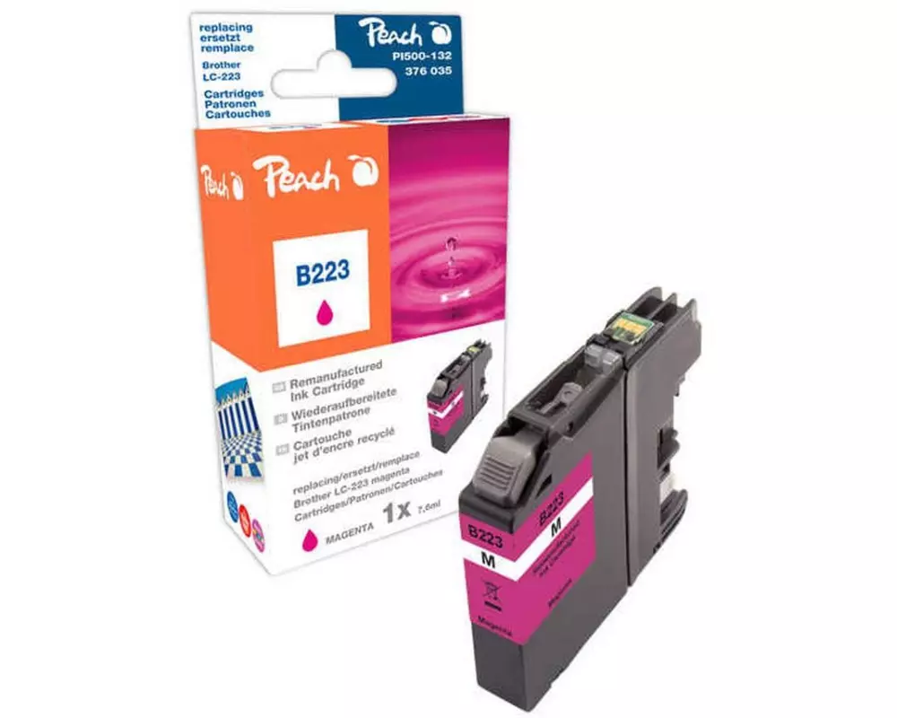 Peach Tinte Brother LC-223 Magenta