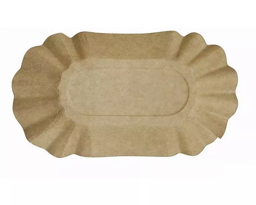 Webstar Einweg-Pappschale aus Kraftpapier 11 x 19.5 cm 250 Stück