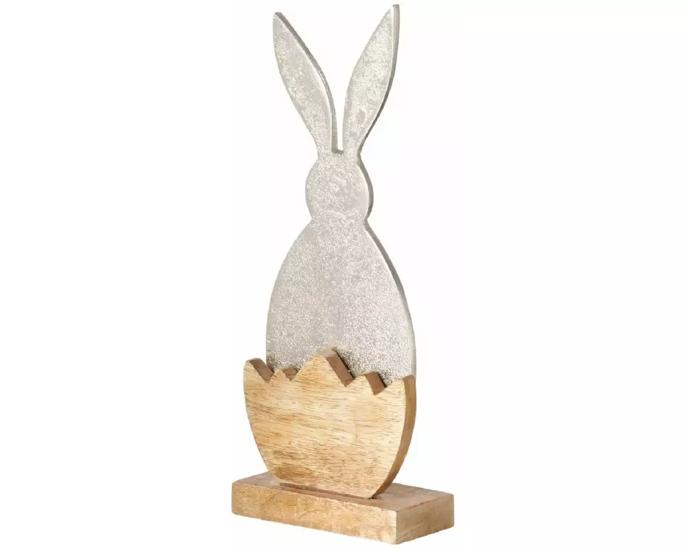 Boltze Aufsteller Hase Momo Silber