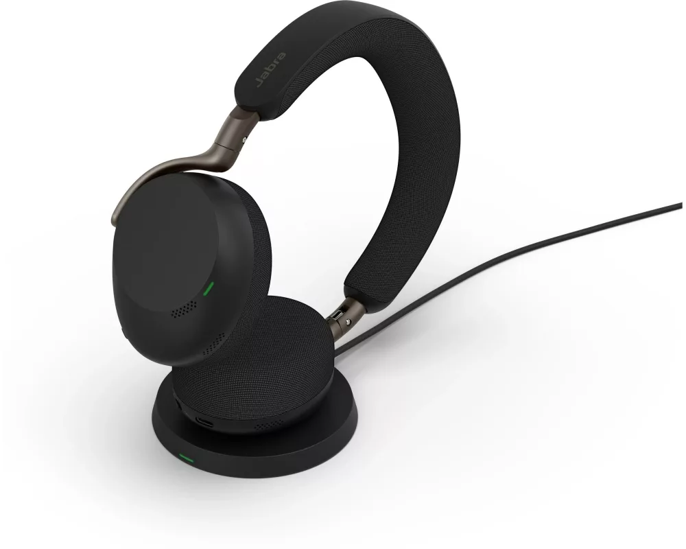 Jabra Headset Evolve3 75 UC WLC Bluetooth, USB-A, Schwarz