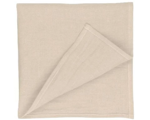 PROFLAX Stoffserviette Leinen 40 x 40 cm, 1 Stück, Sand