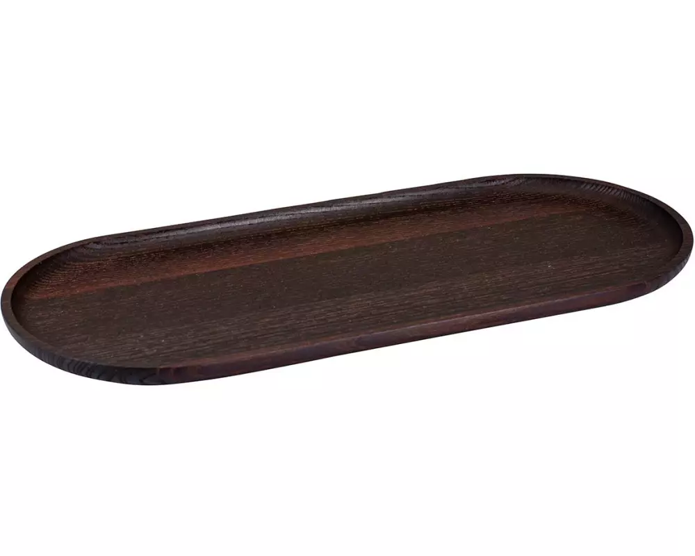 Kadastar Servierplatte 35 x 15 cm, Dunkelbraun