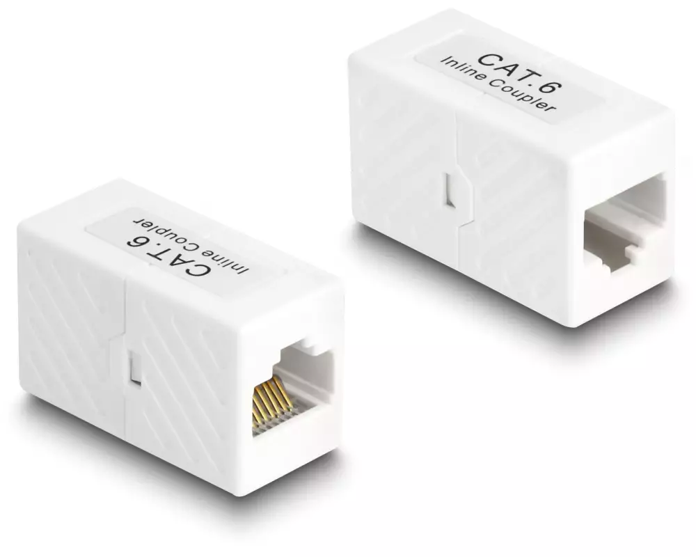 Delock Kupplung RJ45 - RJ45, Cat.6, UTP 1 Stück