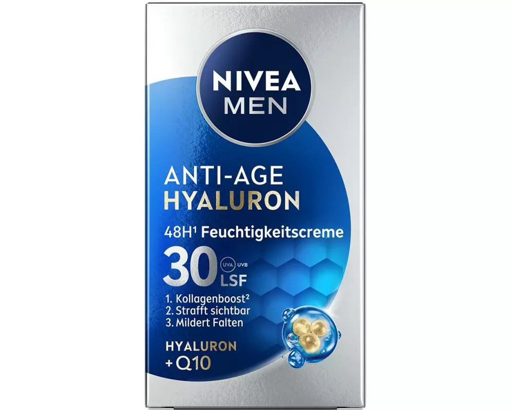 NIVEA MEN Anti-Age Hyaluron Feuchtigkeitscreme LSF 30 50 ml
