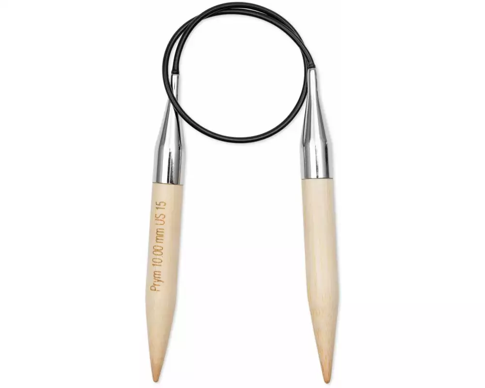 Prym 1530 Rundstricknadel BAMBUS 10.00 mm, 40 cm