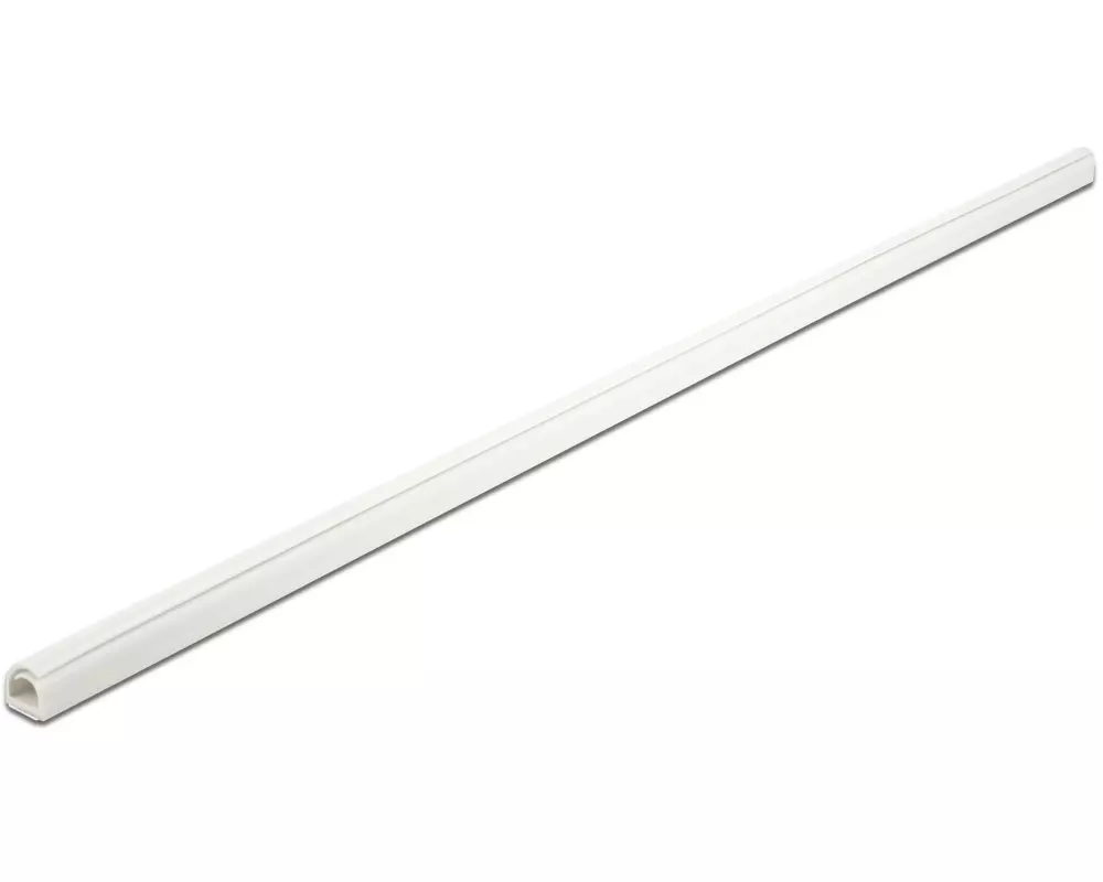 Delock Kabelkanal selbst-schliessend, -klebend 1 m x 10 mm Weiss