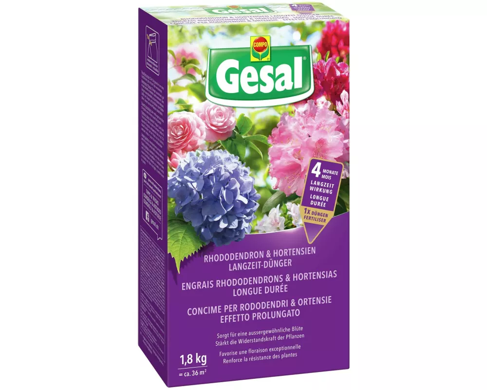 Gesal Rhododendron und Hortensien Langzeit-Dünger 1.8 kg