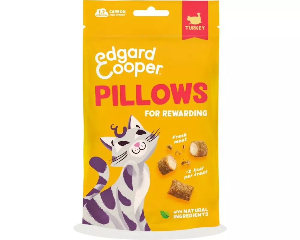 Edgard & Cooper Katzen-Snack Pillows Truthahn 60 g