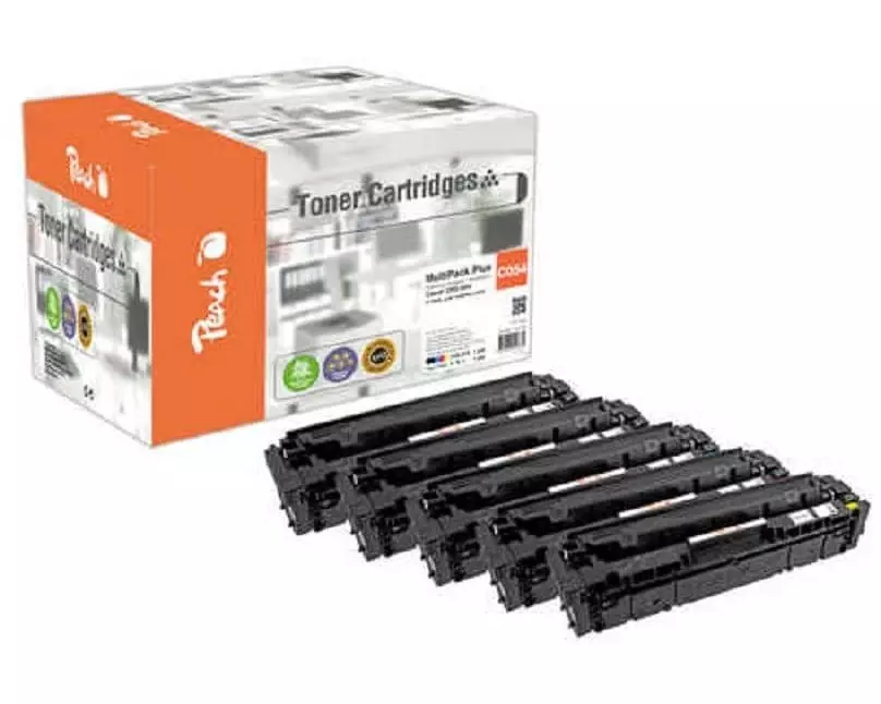 Peach Tonerset Canon CRG-054 MultiPack Plus BK/C/M/Y