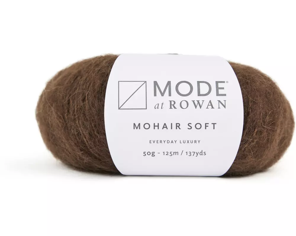 Mode at Rowan Wolle Mode Mohair Soft 50 g, 125 m, Braun