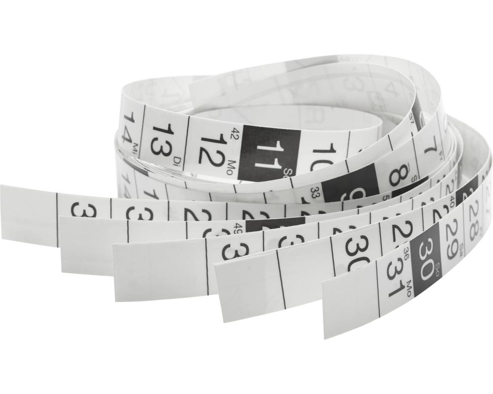 MAGNETOPLAN Kalendarium selbstklebend 12410SK25 600mm 2025