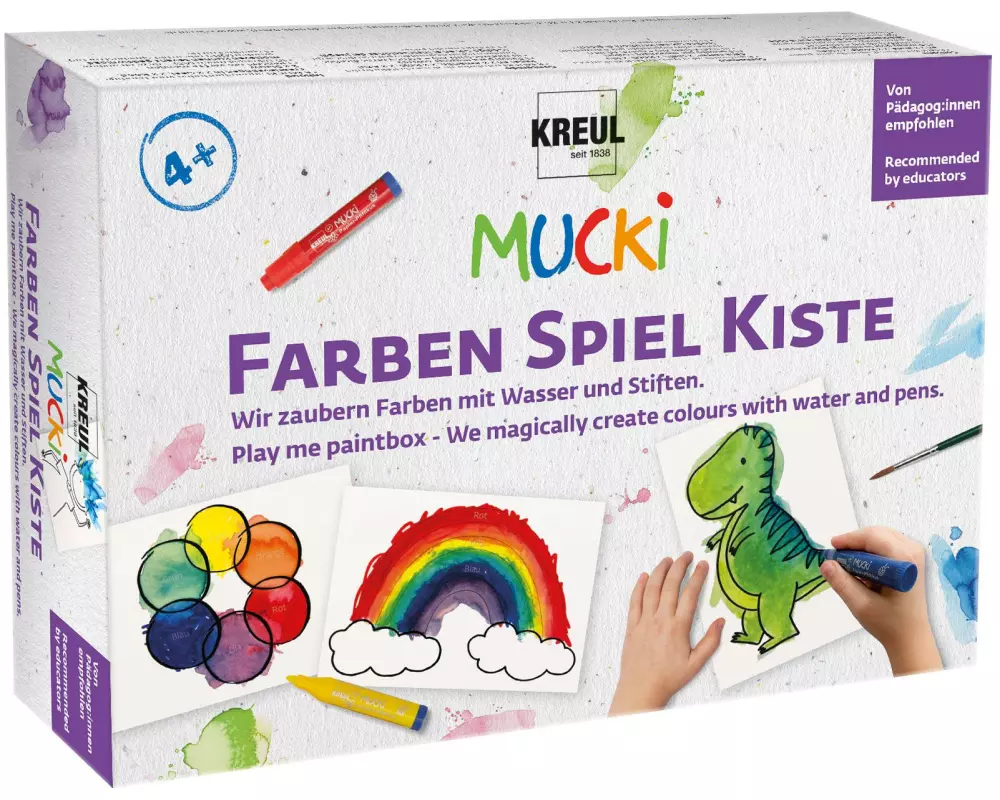 Kreul Aquarellfarbe FarbenSpielKiste Aquarell 8-teilig