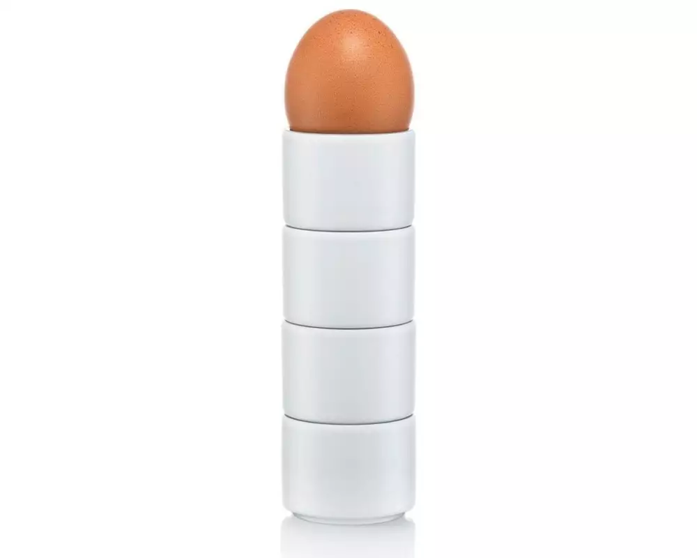 Bodum Eierbecher Blaa 4 Stück, Weiss