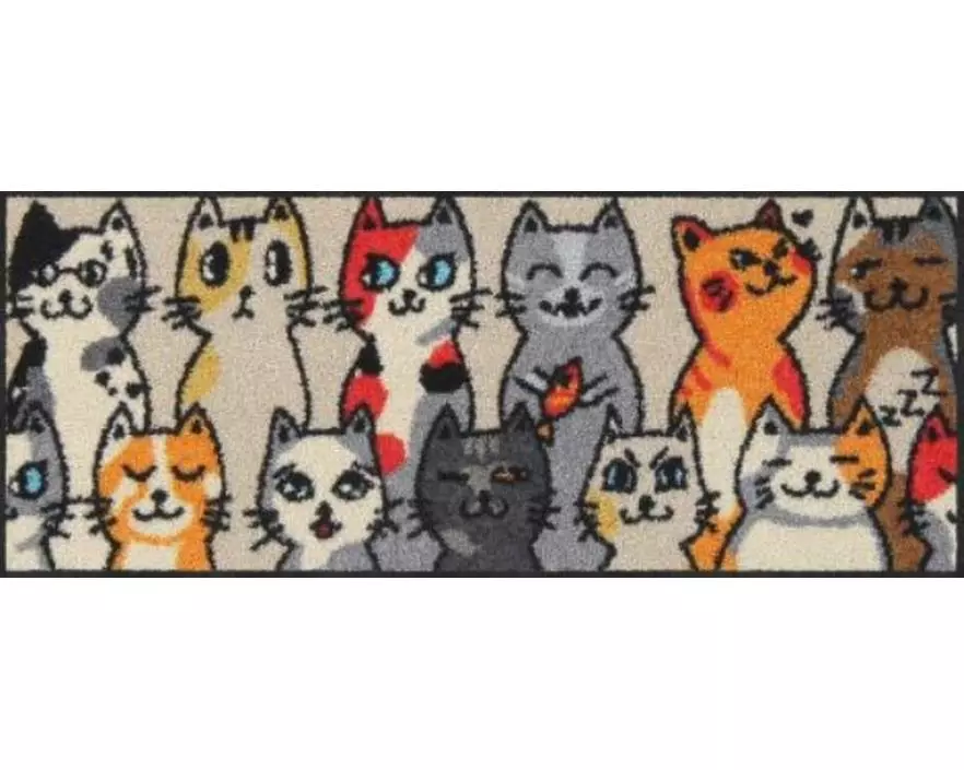 Salonlöwe Fussmatte Kitty People 50 x 75 cm
