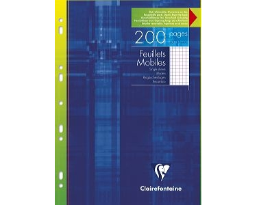 CLAIREFONTAINE Ringbucheinlagen A4 1752 5 mm kariert 100 Stück