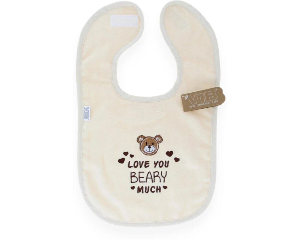 Very Important Baby Lätzchen Love you BEARY much Beige