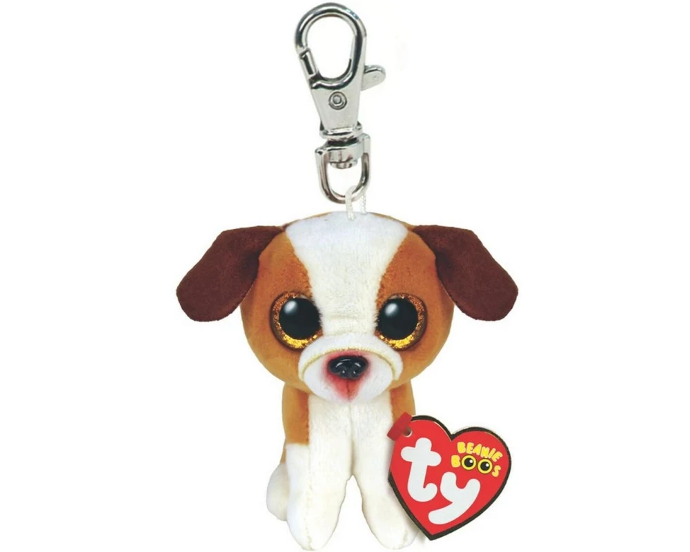 Ty Schlüsselanhänger Hugo Braun, Weiss